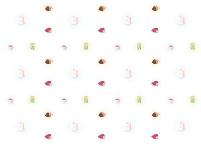 Veggie Food Pattern icons iconset illustration pattern vegan vegetarian veggies