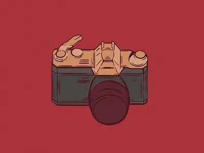 Pentax art artist camera design digital digital art drawing graphic design graphic design hand drawn illustration illustrator pentax photo photography