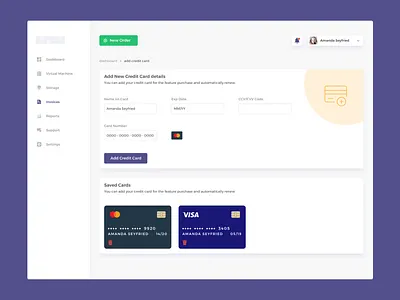Add Credit Card clean credit credit card form credit cards financial form mastercard payment visa