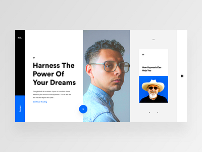 Motivation card daily design flat grid motivation principle ui ux web webdesign