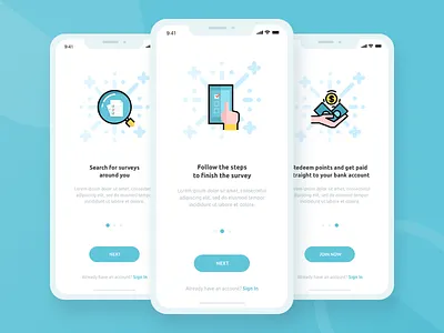 Onboarding Screens app illustration iphone x mobile app onboarding onboarding screens screen ui design walkthrough walkthrough screen welcome page