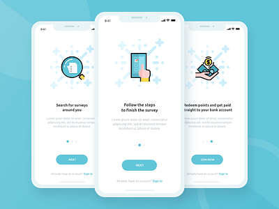 Onboarding Screens app illustration iphone x mobile app onboarding onboarding screens screen ui design walkthrough walkthrough screen welcome page