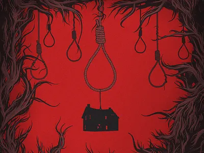 Hell House LLC #2 art cinema design digital art drawing film film art graphic design hand drawn hell house hell house llc horror horror movie illustration illustrator poster