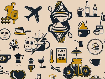 Illustration Portfolio app apparel art badge brand branding color concept craft design icon identity illustration logo portfolio retro typography ui vector vintage