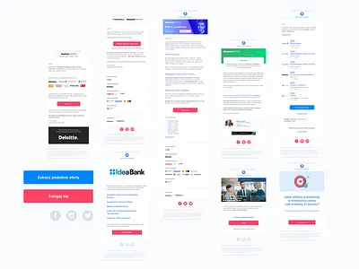 Mailing/Newsletter Guide and Components clean email guide job job board listing mail mailing newsletter ui