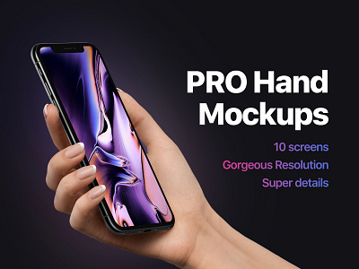 PRO Hand Mockups apple hand mockup ios 12 iphone iphone mockup iphone x iphone xr mockup mojave