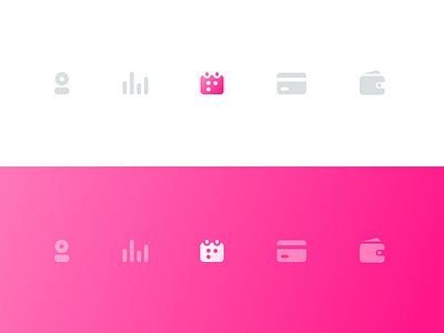 Firststep icons cash credit debit deposit icons invest money profile share user user card wallet