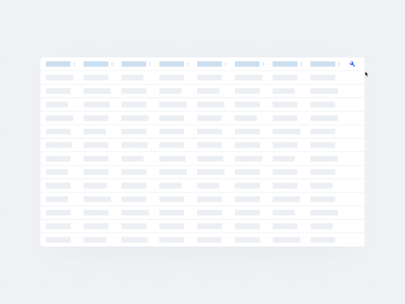 Drag & drop header cell in table clean column dashboard minimal orders redesign row solution sorting table ux ux animation ux design ux designer