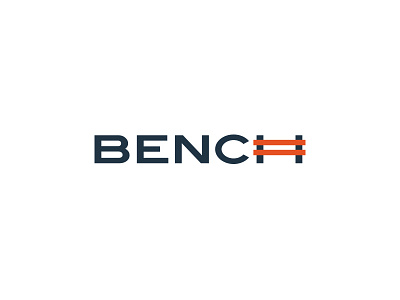 BENCH bench chair creatank creative design flat logo park simple typography