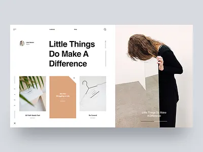 Layout Exploration :: Monday clean clean and clear clean layout clear style difference different fashion fashion shop layout exploration little things minimal minimal style model online shoping ui design vietnam vietnamese web design white white off