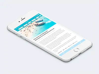 News App - Article 2/3 ios design material design news news app news feed news site travel ui ui design ux