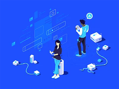 Jet Admin vol.2 app application art design flat flat design geex arts illustration illustrations picture ui vector work