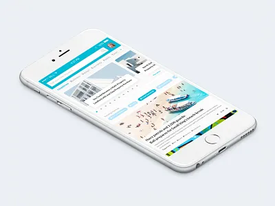 News App - Home Screen 1/3 article clean detikcom hashtag hoax ios app kumparan medium app news app news feed trending ui ux
