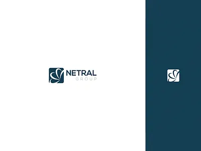 Netral Group Logo Design brand business clean concept daily design icon illustration logo tabono typography vector