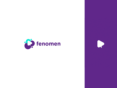 Phenomenon Logo Design app branding clean concept daily design illustration logo phenomenon video viral