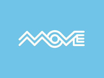 MOVE Fitness Concept brand branding exercise fitness identity leggings lockup logo logotype mockup type typography workout