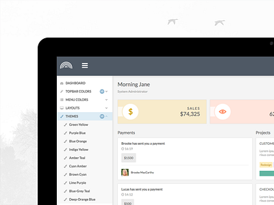 Olympia Theme & Layout admin admin dashboard crm dashboard design enterprise layout primefaces primeng template theme ui