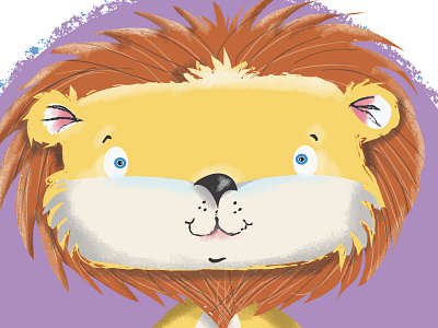 Lion Character Design cartoon character design humor humour illustration illustrator photoshop