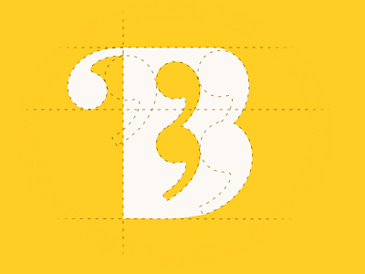 Blank To Beauty 3d grid letter logo process quotation sexy simple design slick