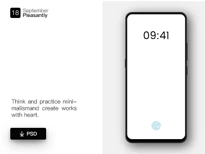 Vivo Psd design light mockup psd simple ui ux vivo