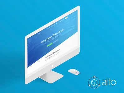 Alto Landing Page design landing page ui uidesign