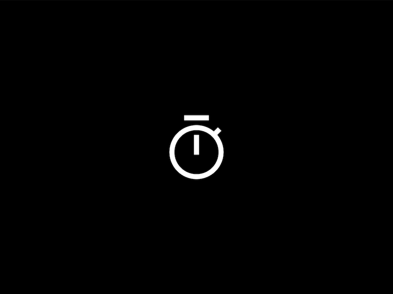 Timer Transition animation icon micro interaction timer ui