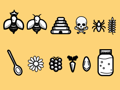 Bee Inspired! Infographic design graphicdesign icon icons illustration infographic pun vector