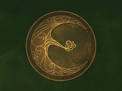 Eleonoras Gewandungsschmiede design initial logo seamstress