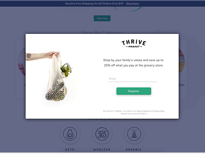 Daily UI #016: Pop-Up / Overlay daily 100 dailychallenge design overlay popup thrive ui