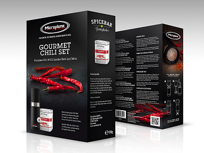 Chili Box design box design microplane package print