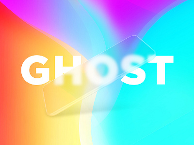 Ghost clear effect freebie generic ghost glass gradient iphone mobile mockup photoshop psd srgb srgbco superrgb transparent