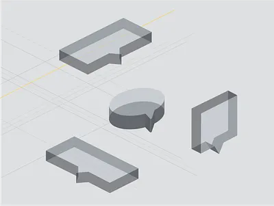 Signature elements: Callouts art direction branding design graphic design identity isometric modular design techsmith vector