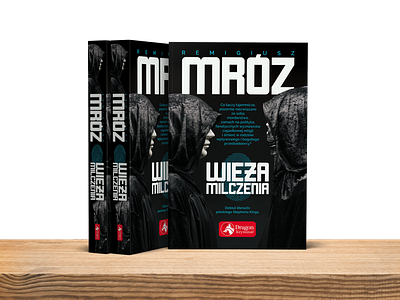 Book Cover - Tower of silence / Wieża milczenia - 2018 book book cover booknovel cover cover design cover layout design novel