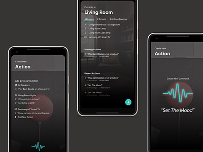 Smart Home App connected devices cortana google assistant google home internet of things lights siri smart home speakers tv