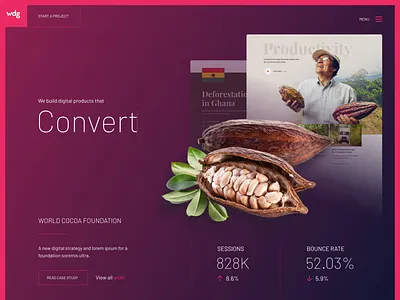 Desktop homepage statistics ux design web web design