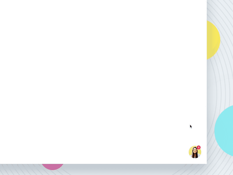Embedded / Live Chat UI animations app chat embedded chat interaction live chat messenger micro interaction motion principle principle app product ui