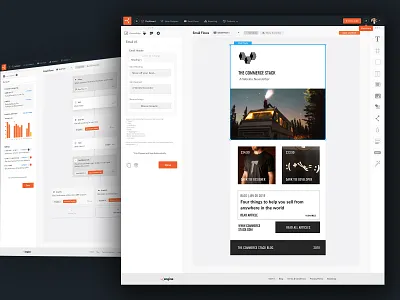 Engine Admin Email Product admin admin dashboard admin panel admin template dark menu dashboard email email app email builder email client email flow