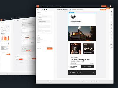 Engine Admin Email Product admin admin dashboard admin panel admin template dark menu dashboard email email app email builder email client email flow