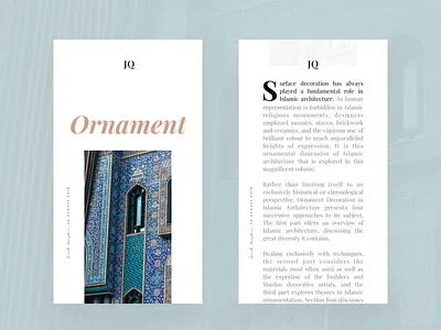 Article Header Mobile view architect architecture article clean design editorial grid hierarchy layout light minimal minimalist mobile ornament typography ui visual web design website white