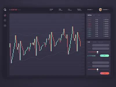Crypto exchange branding clean crypto cryptocurrency dashboard exchange flat simple ui ux