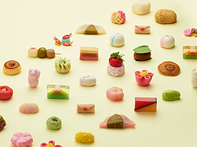 Wagashi Photography Art Direction editorial design layout photography