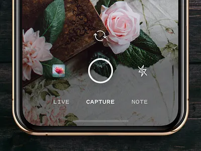 📸 app camera design drip ios iphone xs mobile ui ux