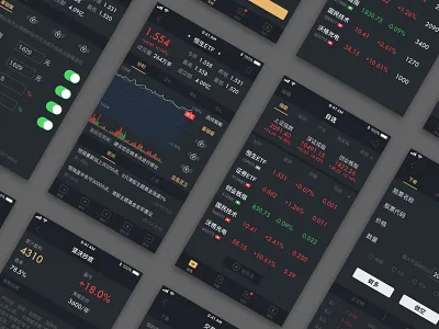 Stock App sketch ui design ux