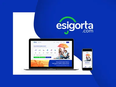 esigorta Branding and Web Design art direction blue design desktop green insurance interface interface design logo logo design mobile turkey uidesign ux ui web design webdesign
