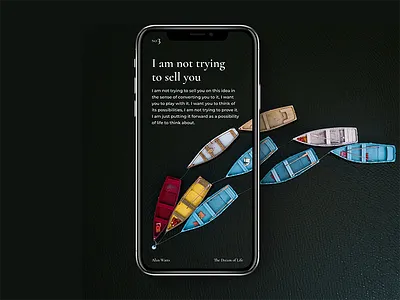 Awaken from this Illusion - Mobile Article Card No 3 design mobile sketch ui ux web