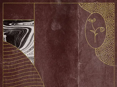 Square 1 flowers illustration leaves occult texture