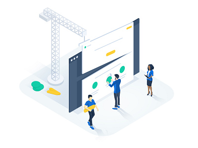 Landing Page Construction cooperation landing page landing page builder page construction post click optimization teamwork web builder work in progress