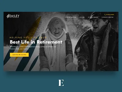 Dailey Wealth Management financial retirement ui wealth management website