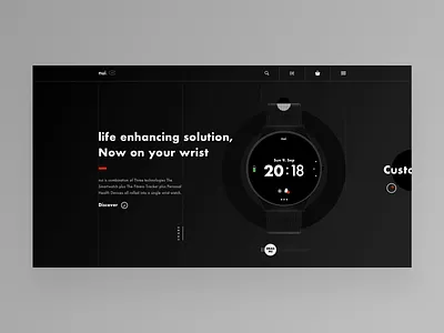 smart watch landing page applewatch design landing smartwatch ui ux watch web webdesign