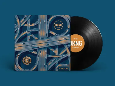 The DKNG Show (Episode 18) adventures in design city dan kuhlken dkng dkng studios freeway geometric highway los angeles nathan goldman podcast poster road screen print silkscreen vector vinyl